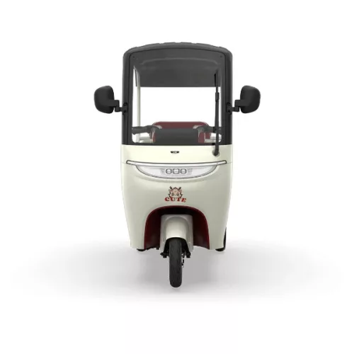 YADEA CL8 ELEKTROMOS HÁROMKEREKŰ (72V 23Ah grafén, 31km/h, 1000W, 180N·m, 184,4kg) - Krémfehér-bordó