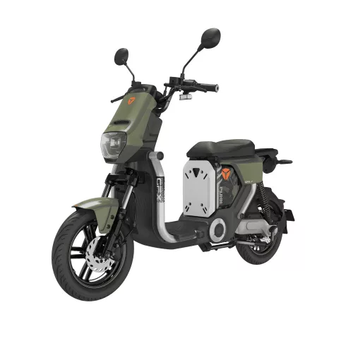 YADEA GFX ELEKTROMOS ROBOGÓ (48V 24Ah lítium, 45km/h, 1200W, 90N·m, 54kg) - KATONAI ZÖLD + EZÜST