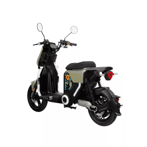 YADEA GFX ELEKTROMOS ROBOGÓ (48V 24Ah lítium, 45km/h, 1200W, 90N·m, 54kg) - KATONAI ZÖLD + EZÜST