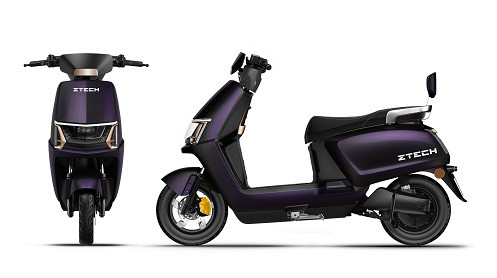 ZTECH ZT-11, Elektromos robogó 72V23Ah 2000W 45km/h - GRAFÉN - Lila