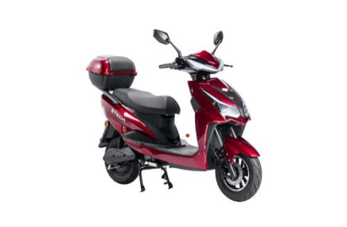ZTECH ZT-52, Elektromos robogó - 60V23Ah, 1870W 10” 45km/h - Grafén - Piros